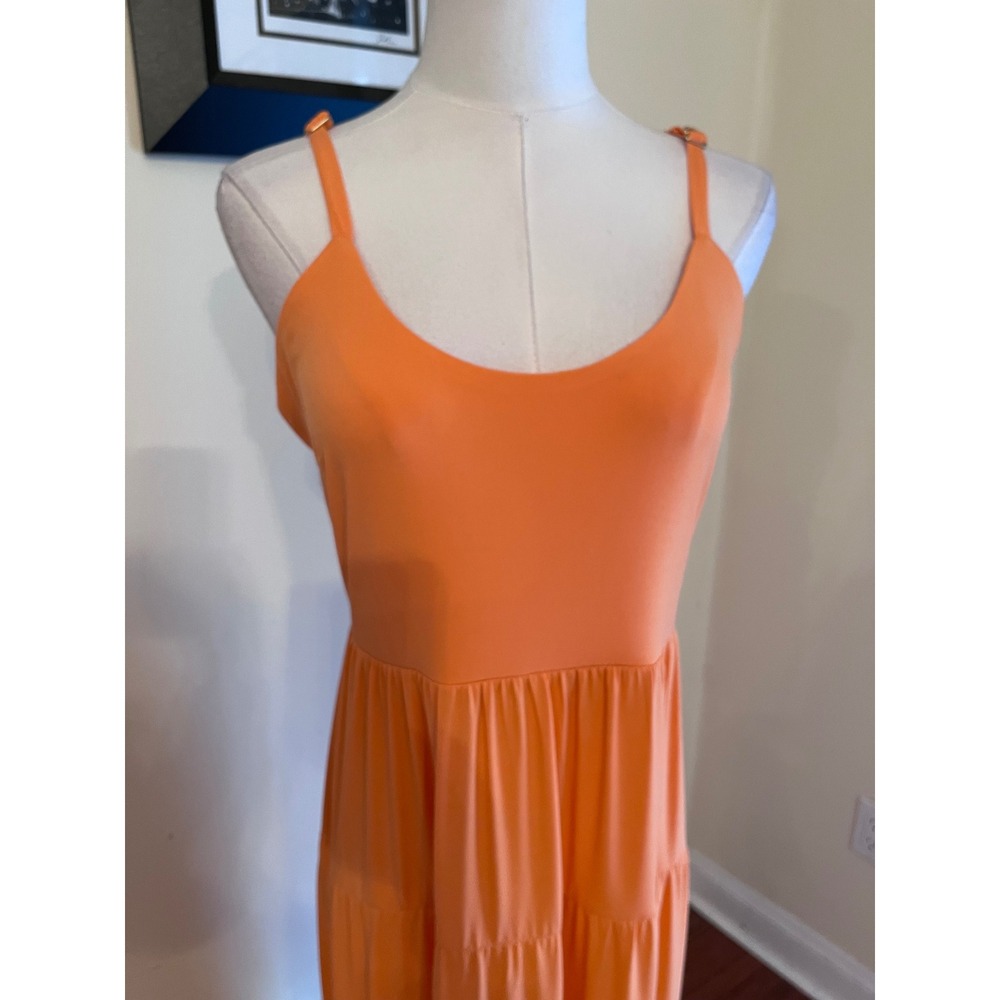 Boston Proper Birds of Paradise Tiered Maxi Dress Small Boho - Picture 6 of 8